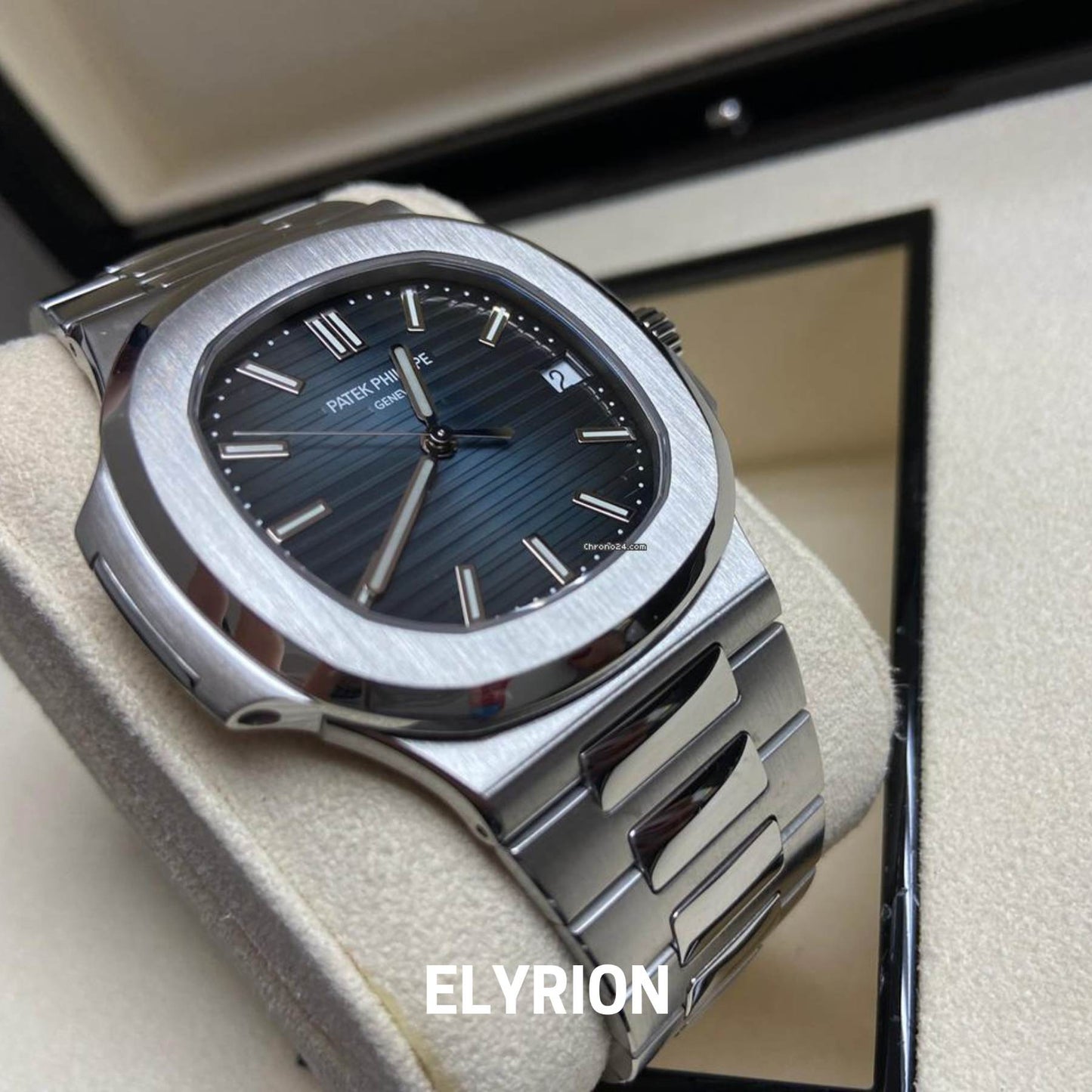 Montre Homme - Patek Nautilus Bleu