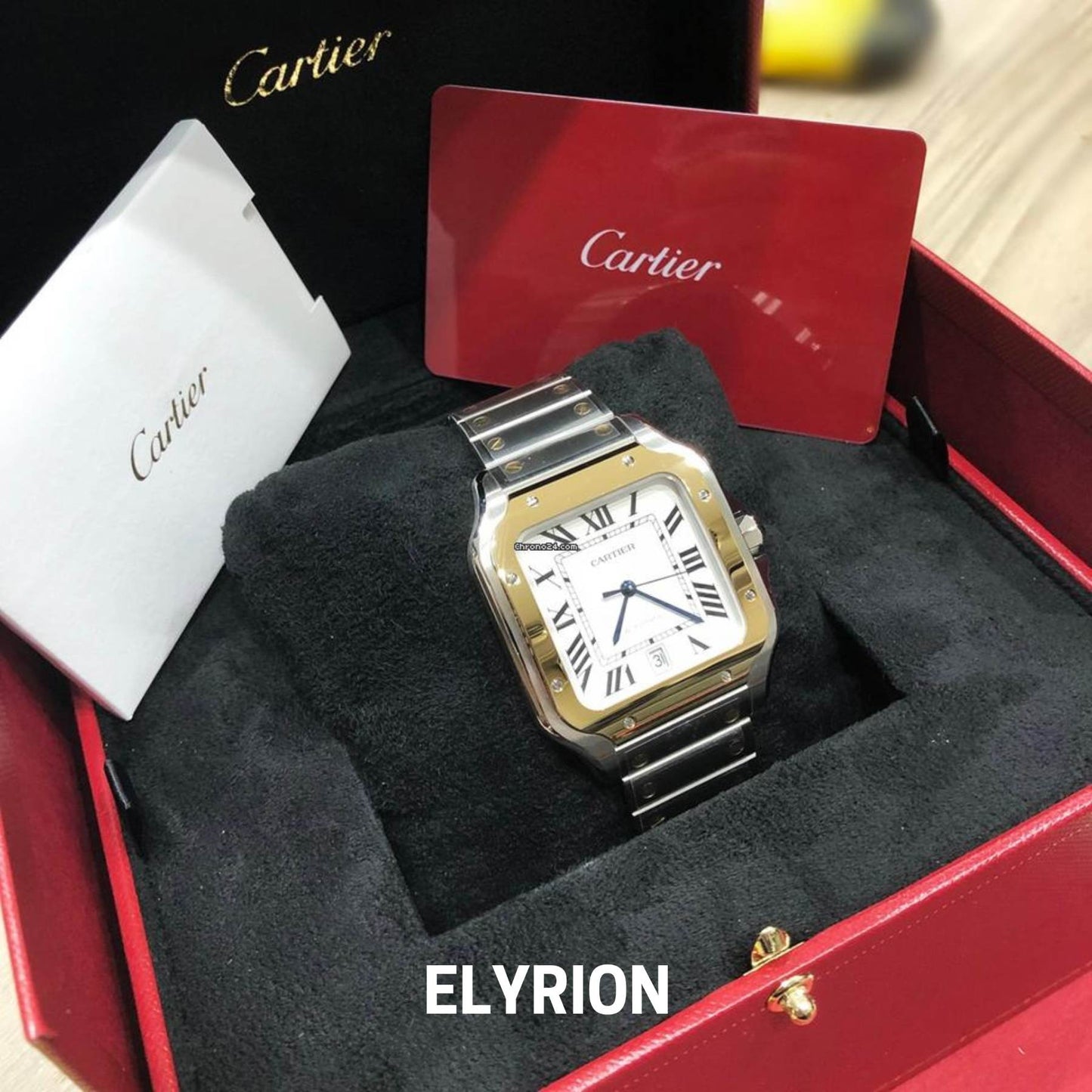 Montre Homme - Cart Santos Bleu