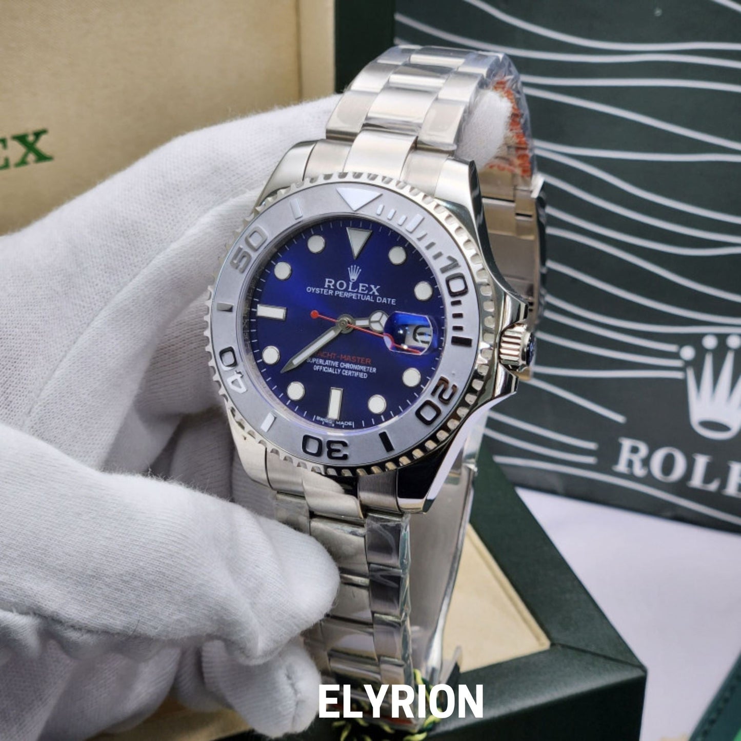 Montre Homme - Yacht-Master Bleu