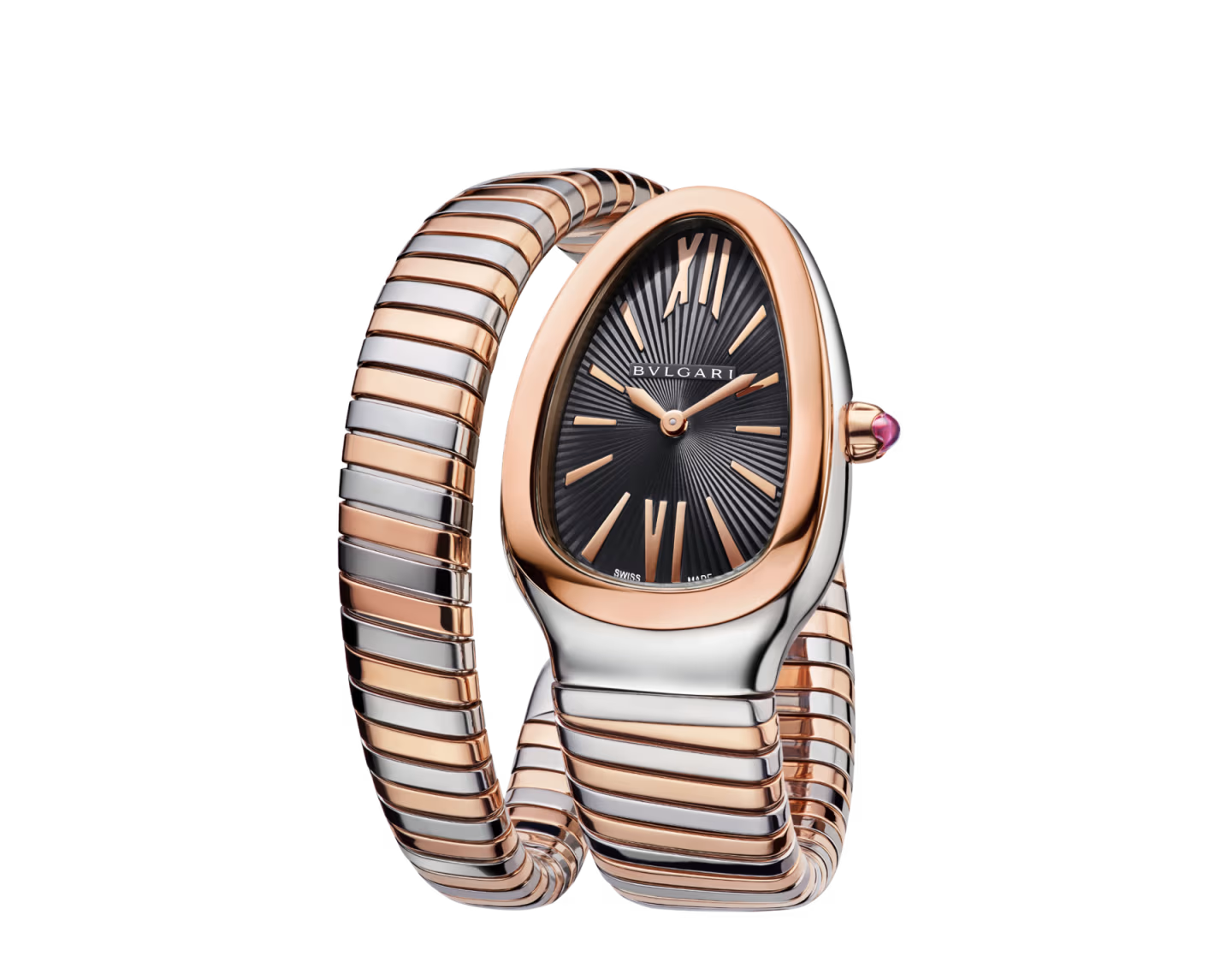 Serpenti Tubogas Montre arg-blck mini