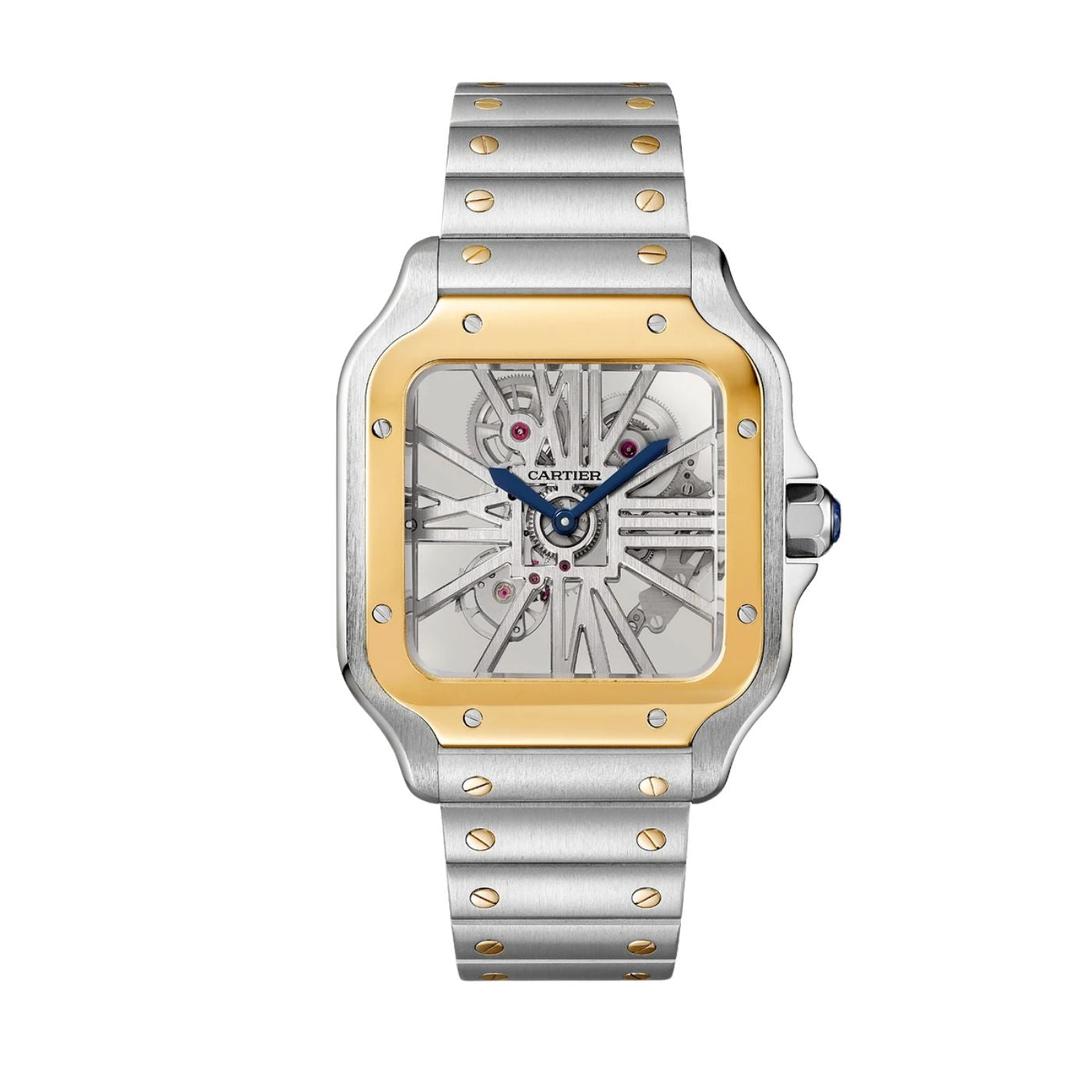 Cartier skeleton dore et argente