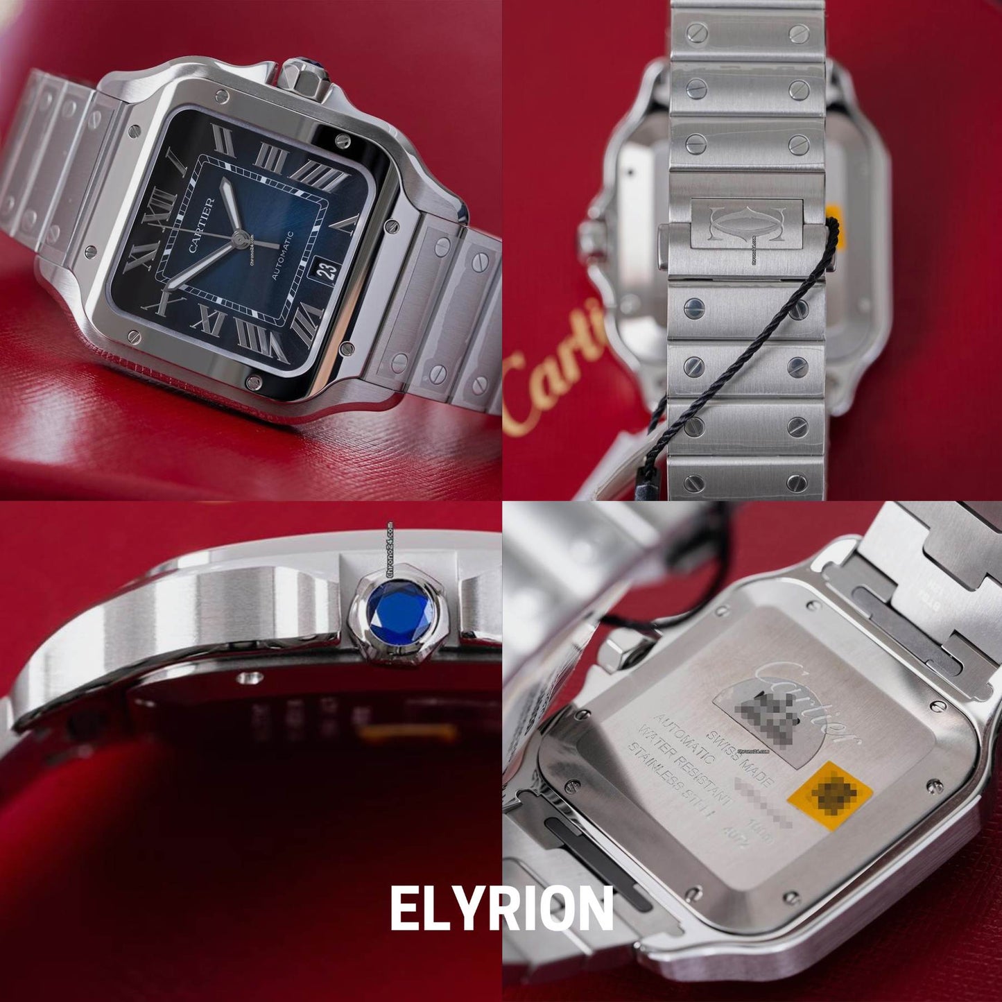 Montre Homme - Cart Santos Bleu