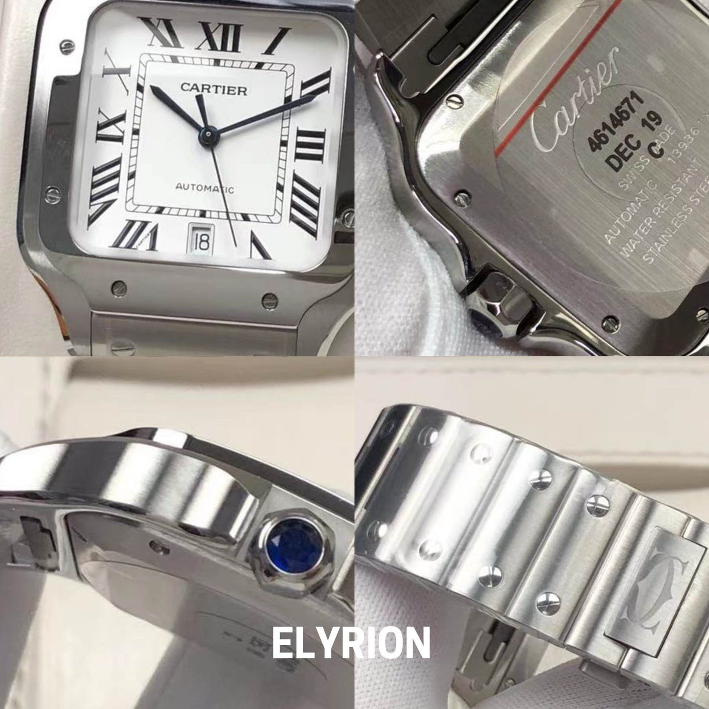 Montre Homme - Cart Santos Blanc