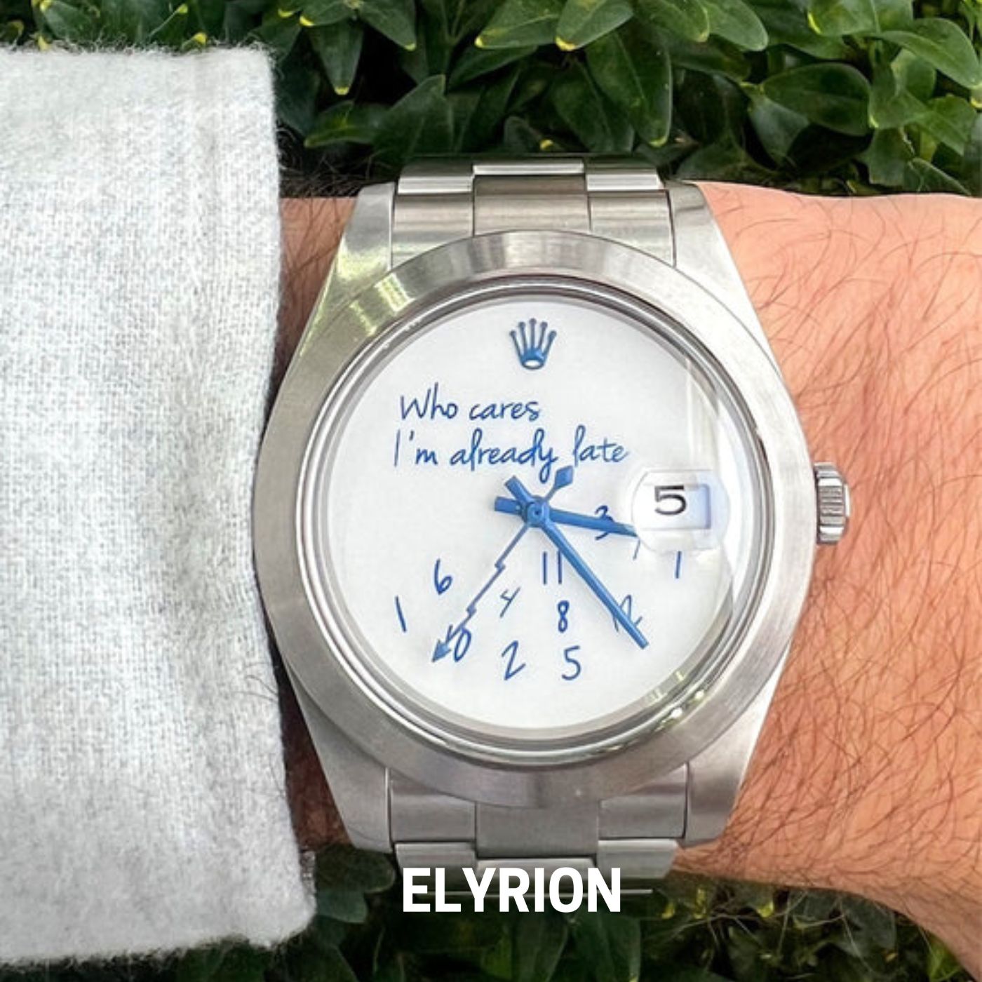 Rolex Datejust 41 „Who cares I‘m already late Dial