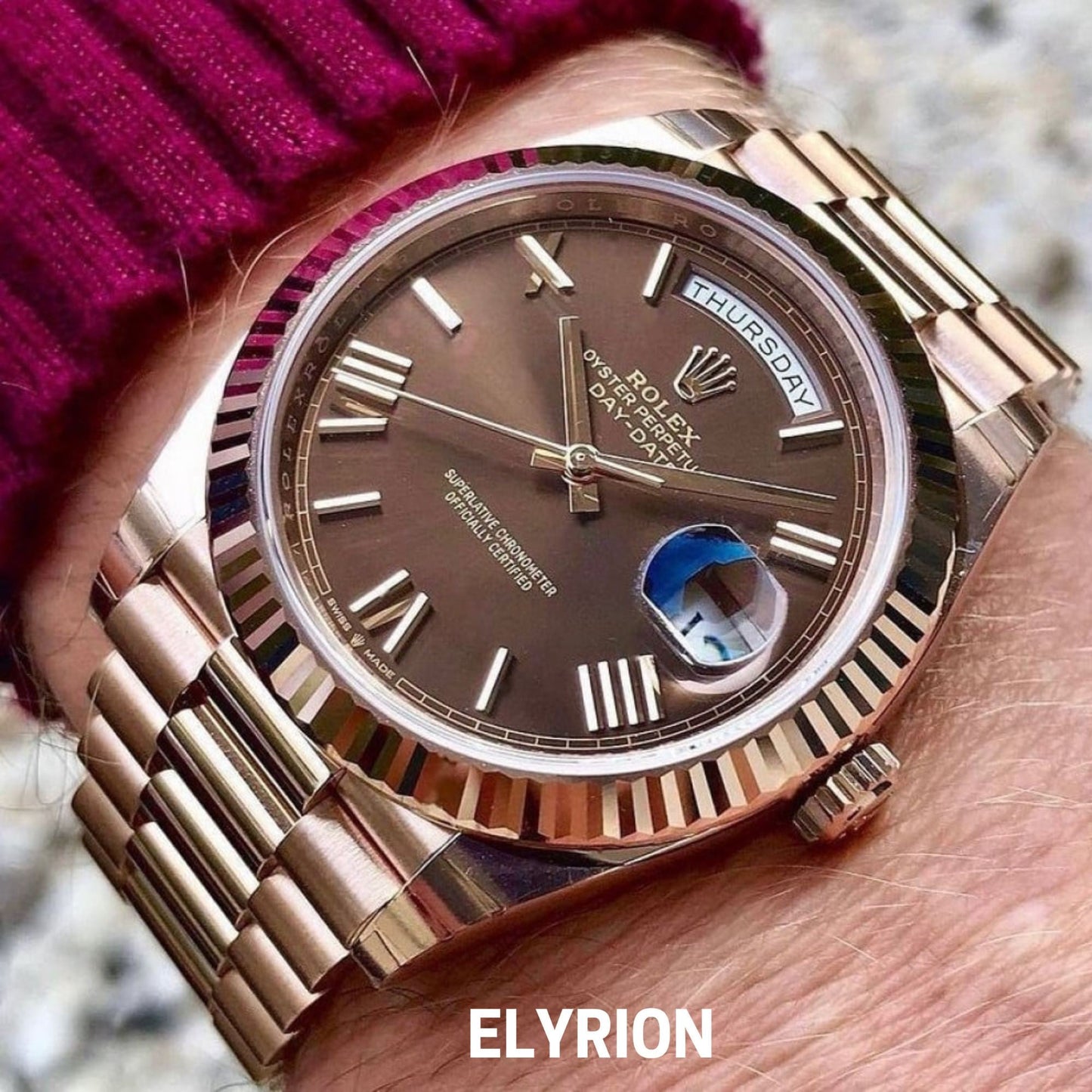 Montre Homme - Daydate Chocolate