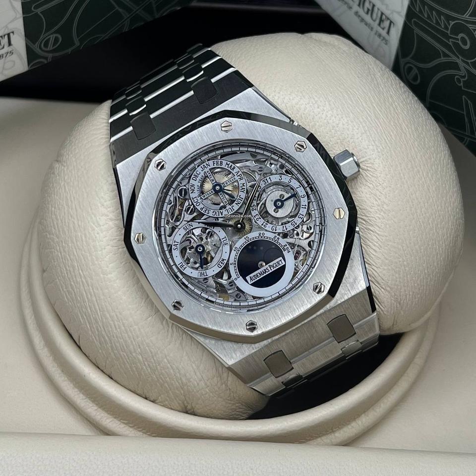 A.P Royal Oak Skeleton argenté