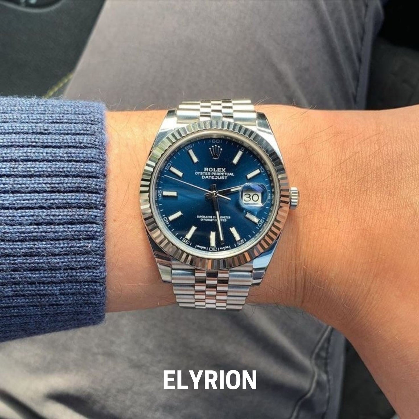 Montre homme - Datejust 41 Bleu
