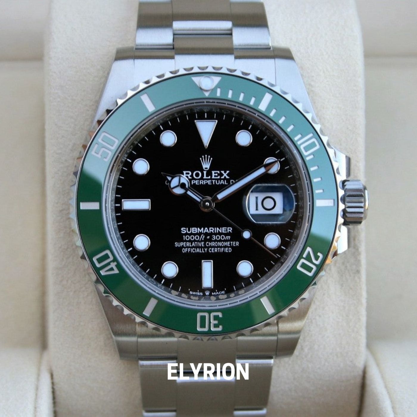 SUBMARINER LUNETTE VERTE MODÈLE 16610LV Pour Homme