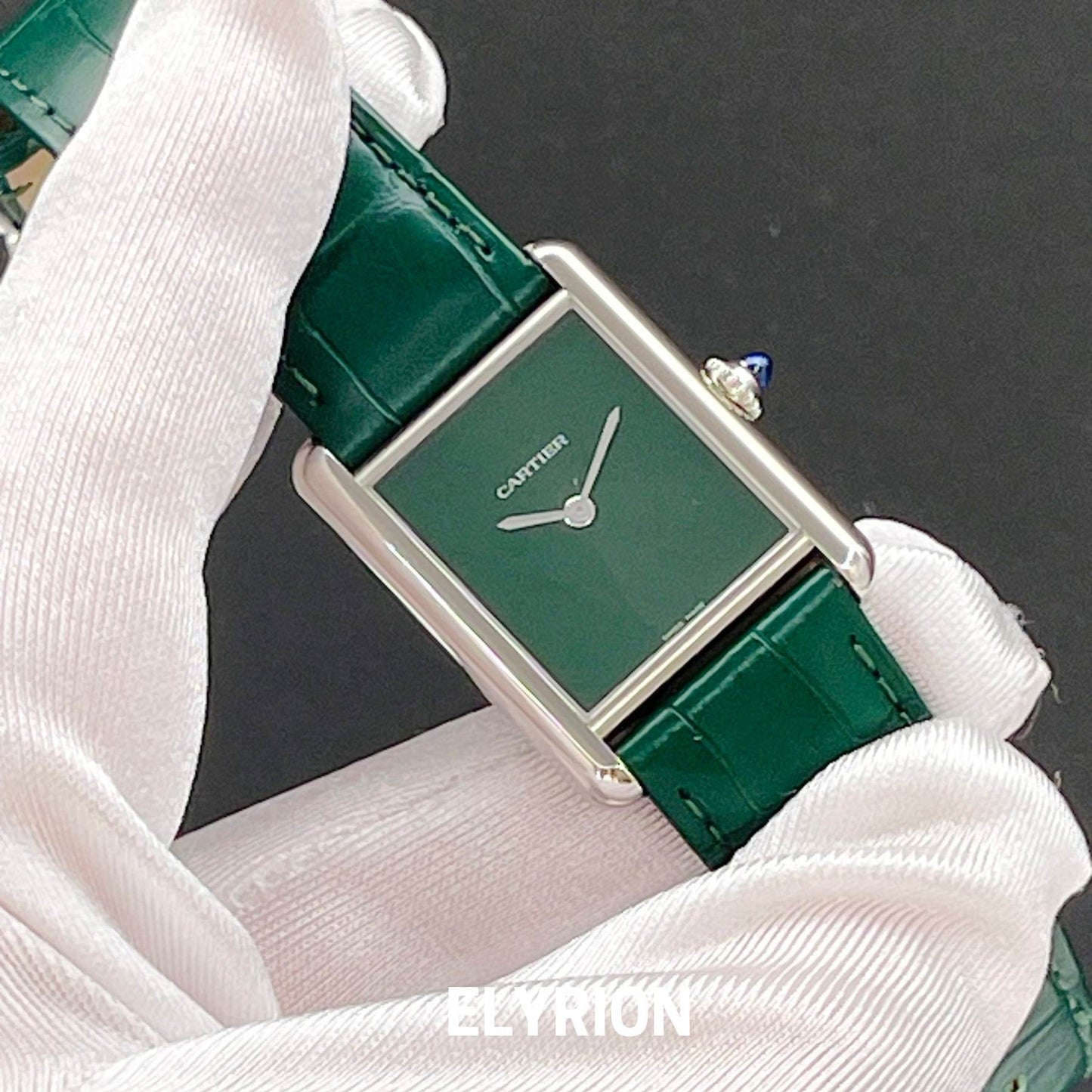 Montre Femme - Tank Louis Vert