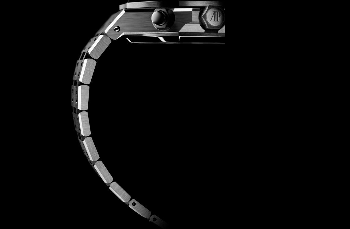 A.P ROYAL OAK CHRONOGRAPHE-GRIS/BLEU