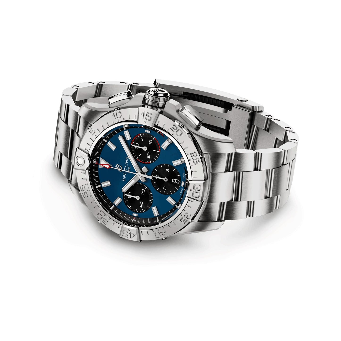 Montre Breitling Avenger B01 Chronograph automatique cadran bleu