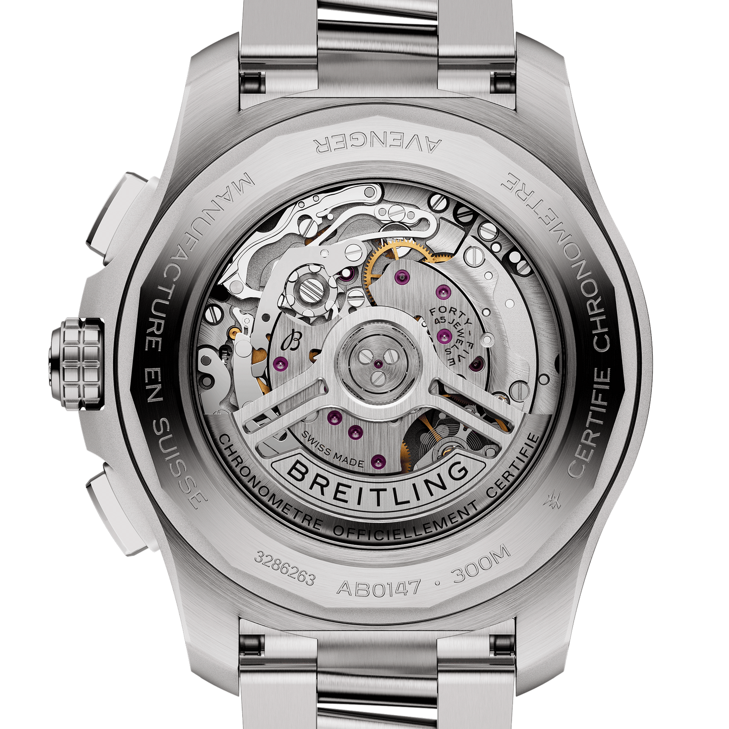 Montre Breitling Avenger B01 Chronograph automatique cadran bleu