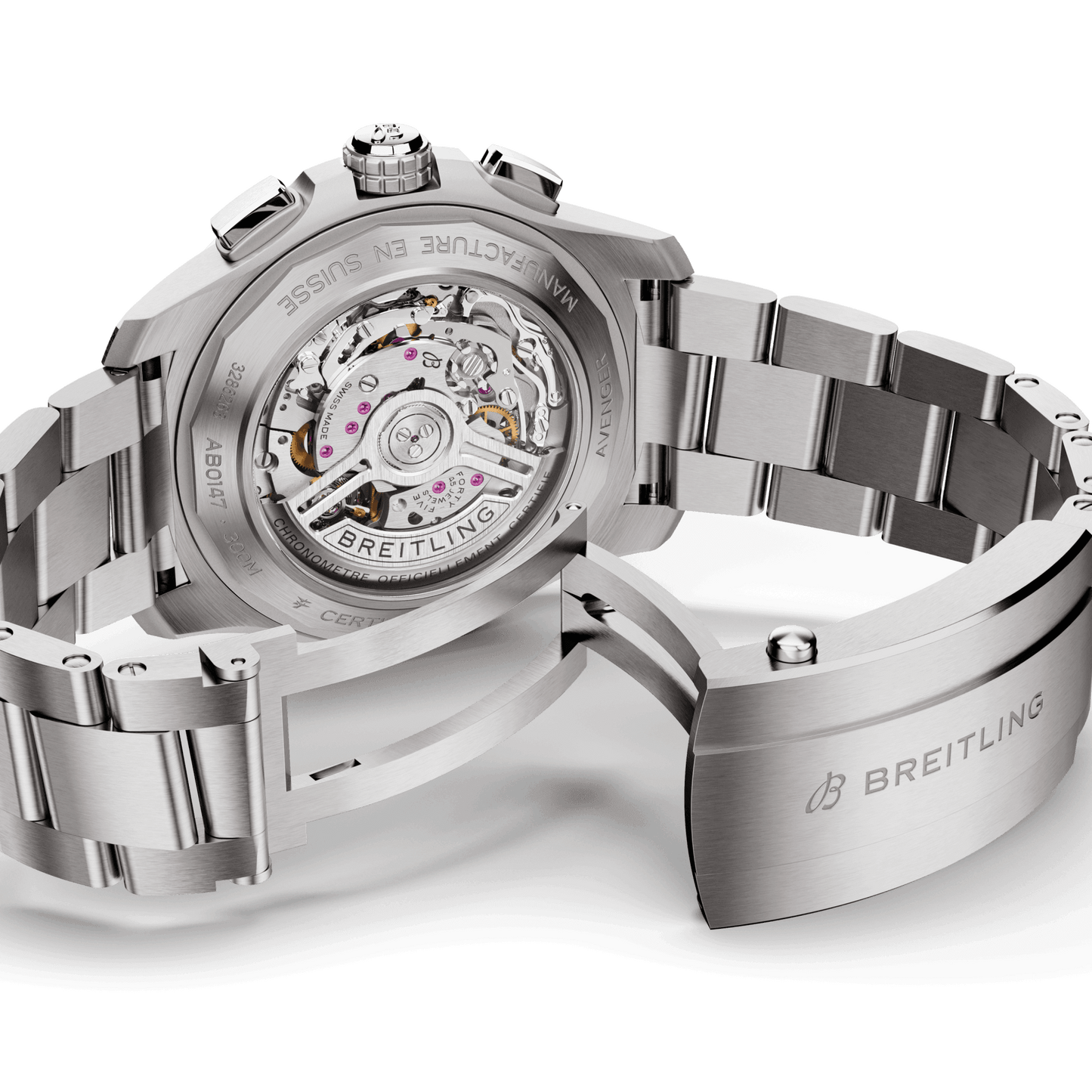 Montre Breitling Avenger B01 Chronograph automatique cadran sable