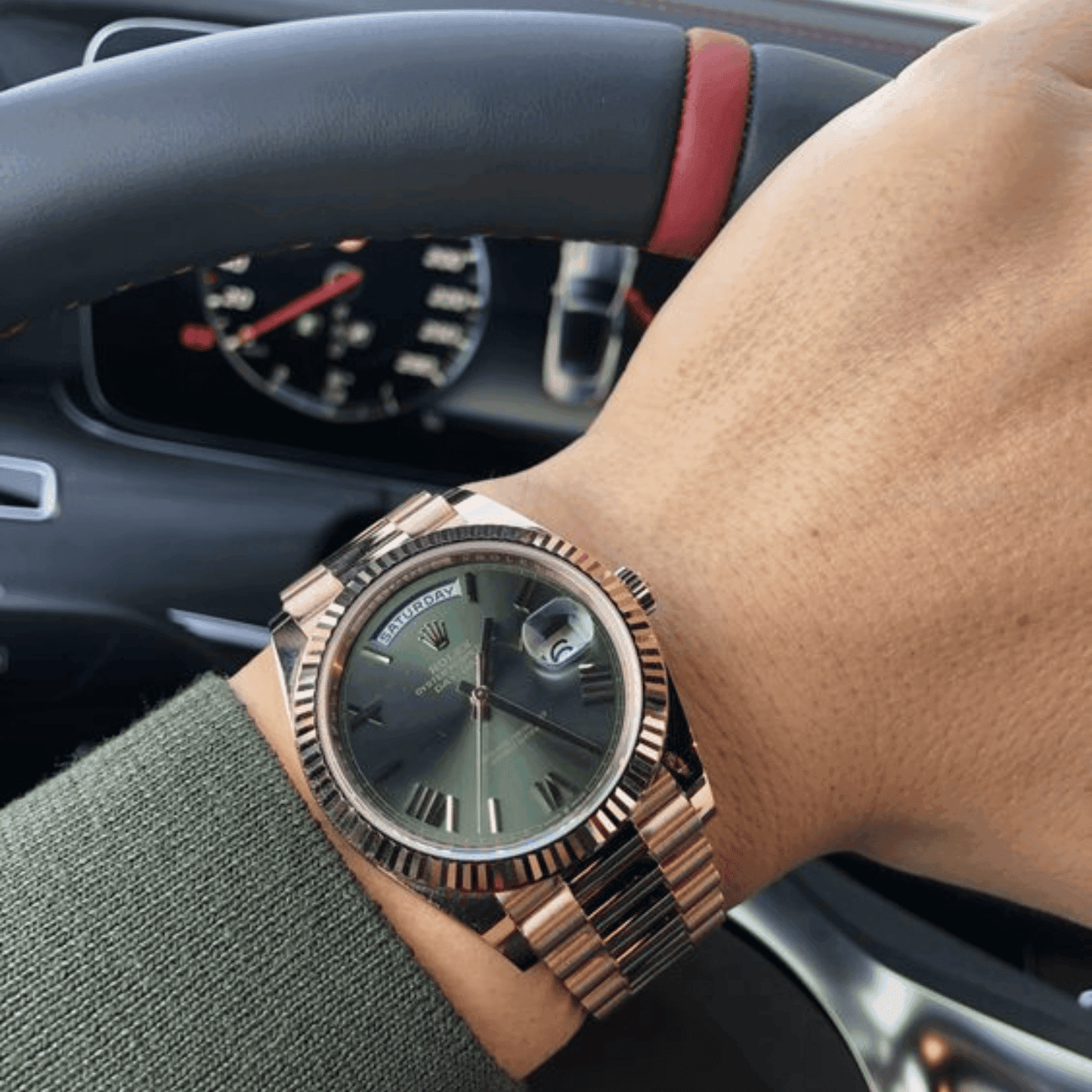 Montre Homme - Day-Date Everose Gold.