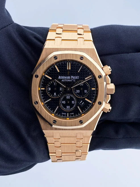 A.P ROYAL OAK CHRONOGRAPHE-JAUNE/NOIR