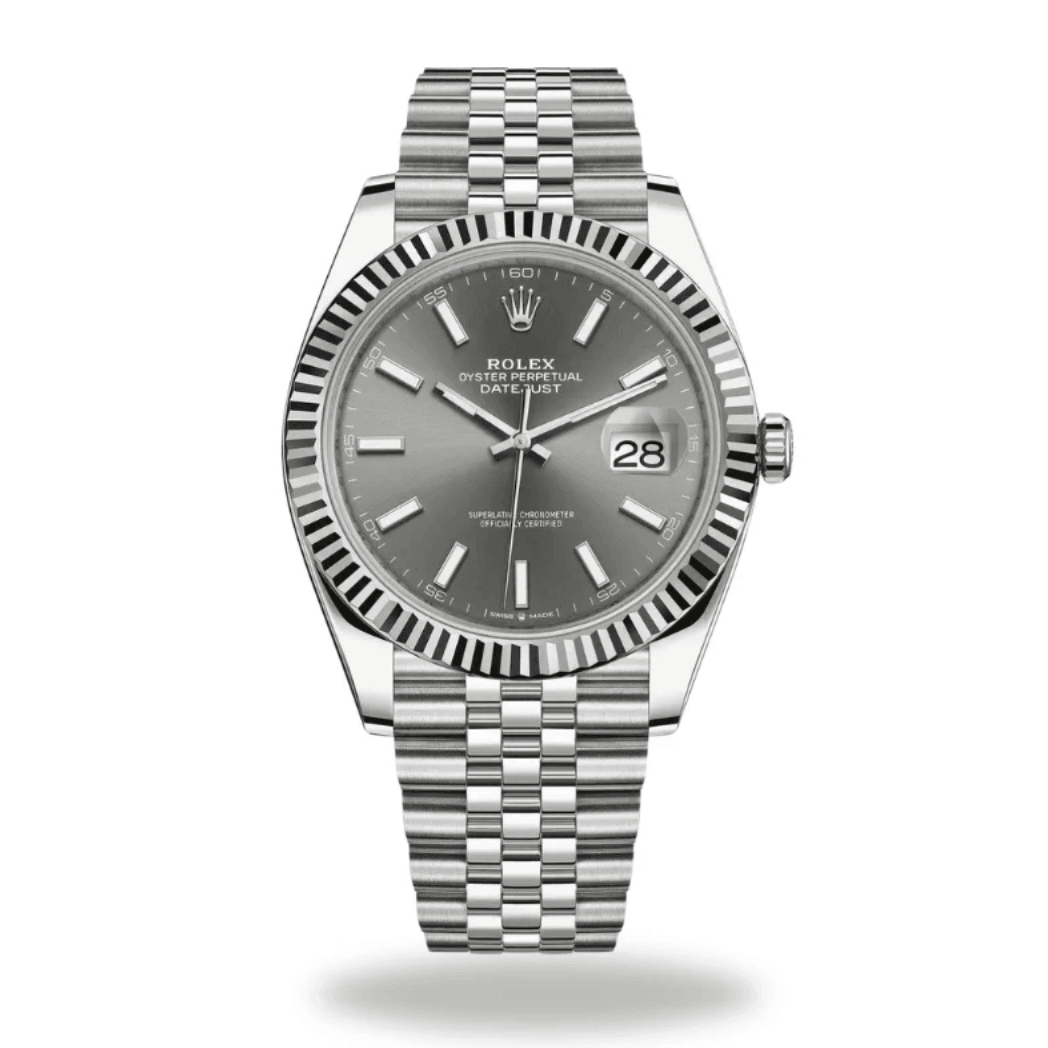 Montre Homme -  Date just 41 Gris