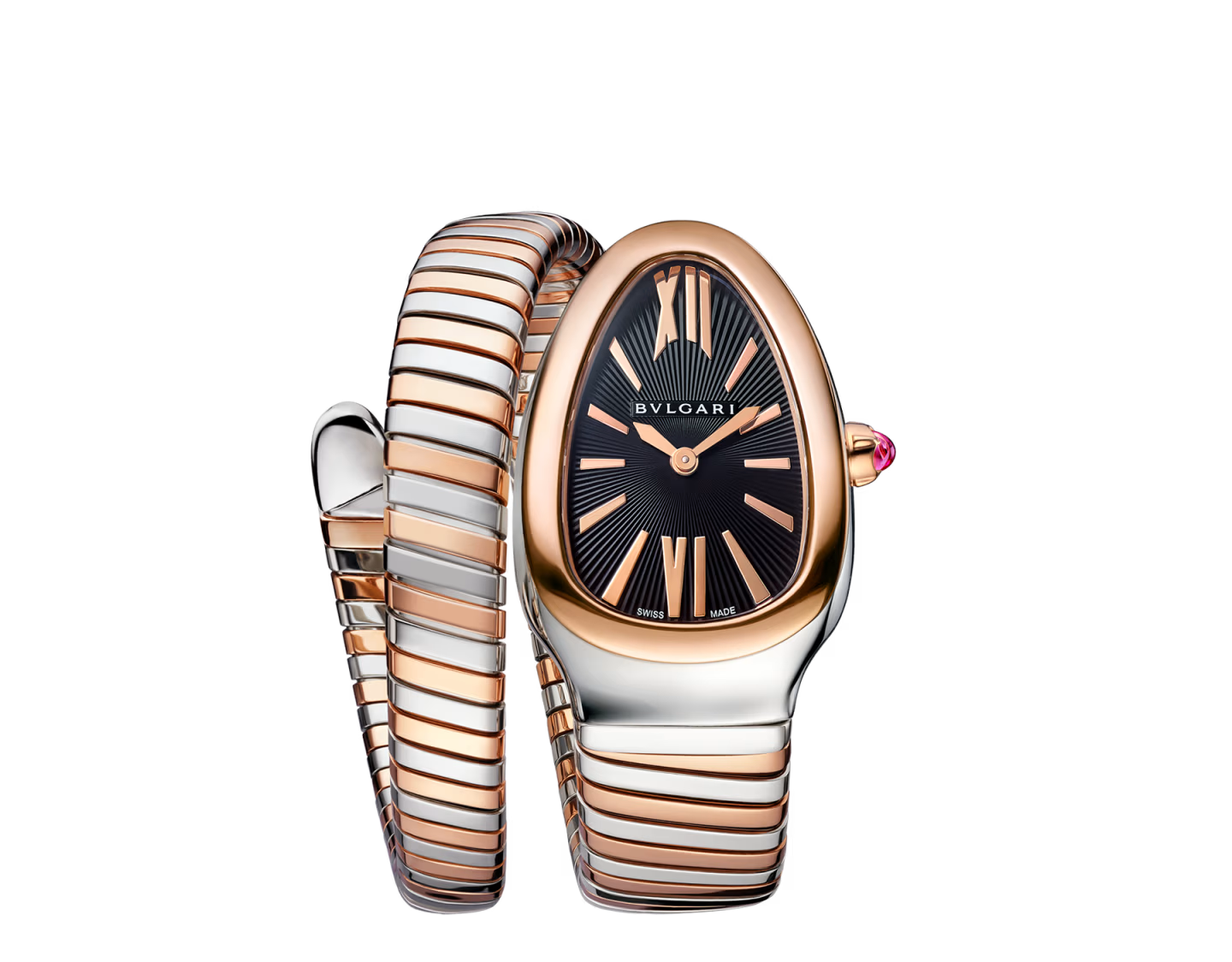 Serpenti Tubogas Montre arg-blck mini