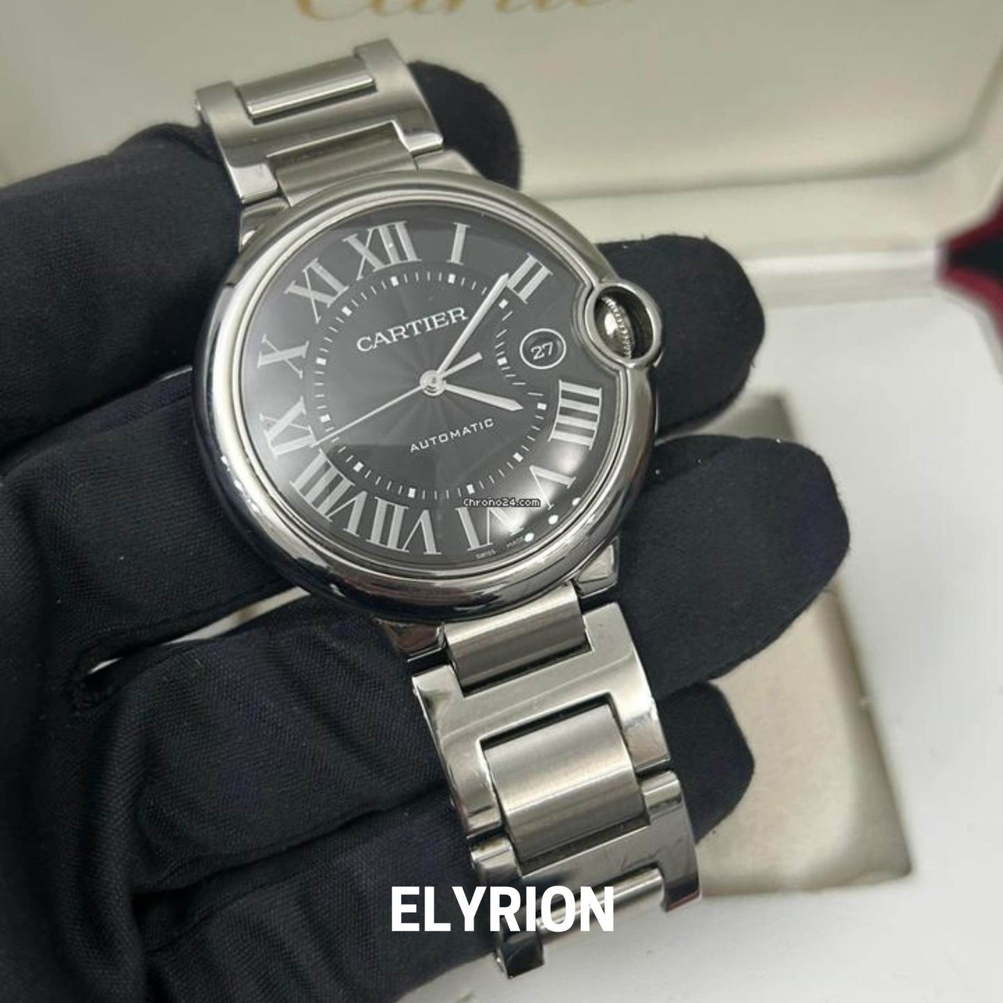 Montre Femme - Panthère Two Tone Diamond Rose Gold & Silver.