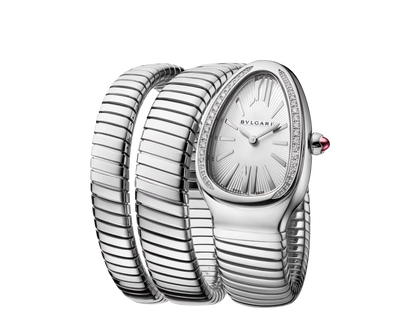 Serpenti Tubogas Montre argent-white
