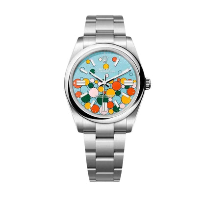 Rolex Datejust 41mm Tiffany Blue Celebration Dial Smooth Bezel 126300