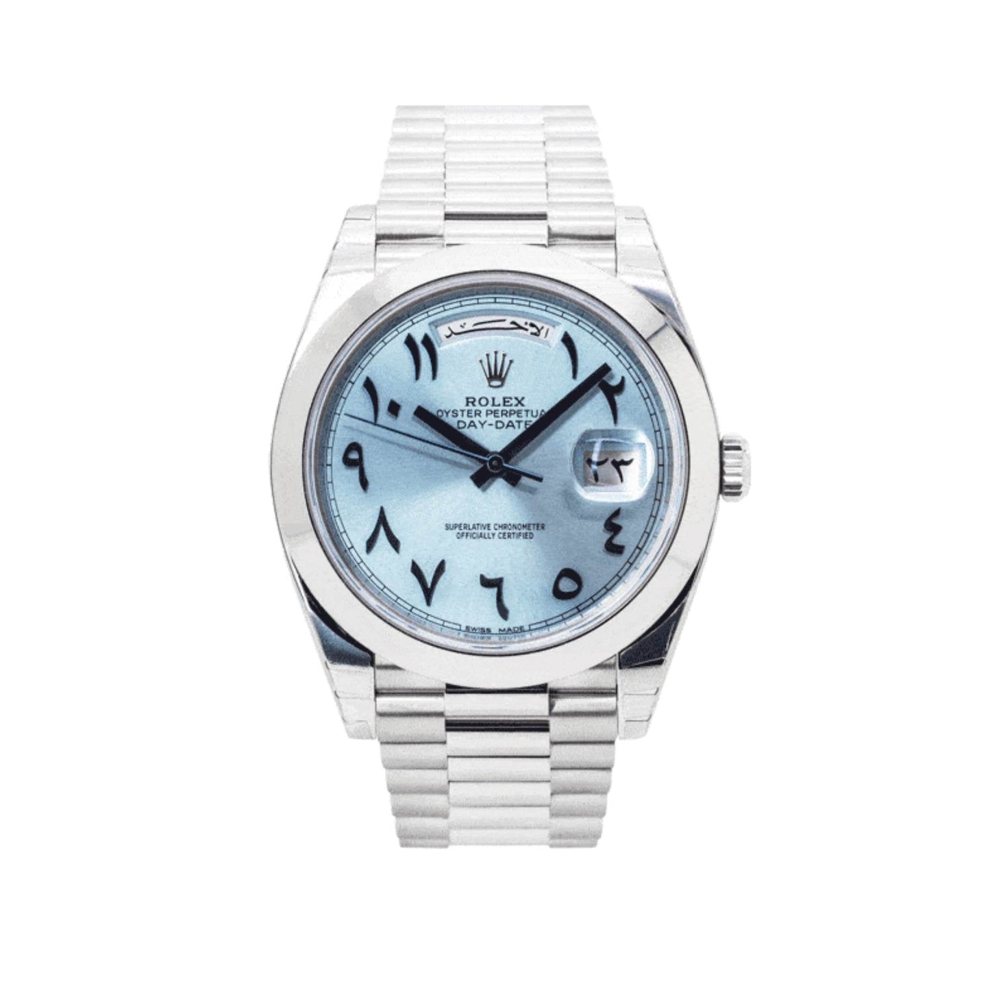 Montre Homme - Day-Date Arabic Blue Dial