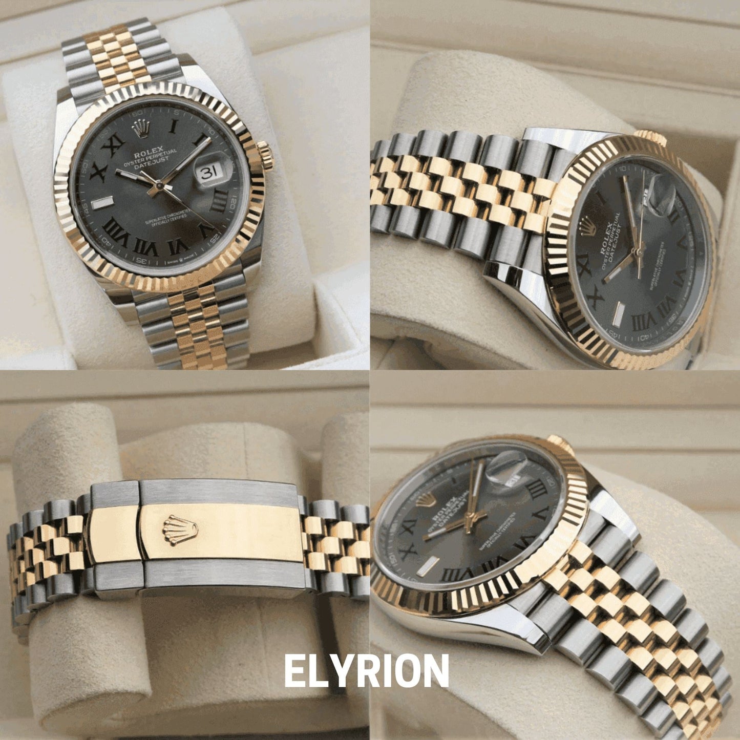 Montre Homme - DateJust Wimbledon 41 Acier & Or Rosé