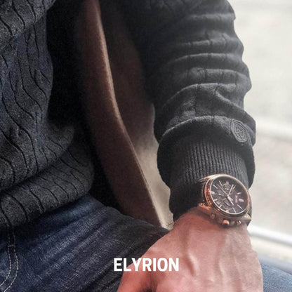 Montre Homme HB - 1513036 Chronographe en Cuir Marron