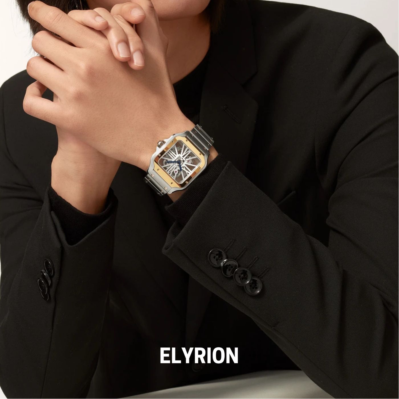 Cartier skeleton dore et argente