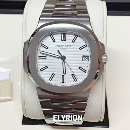 Montre Homme - Patek Nautilus Blanc