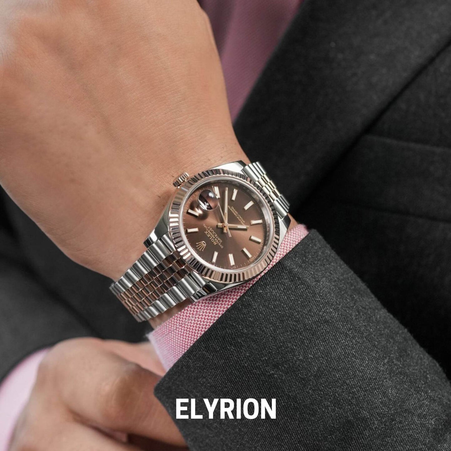 Montre Homme - Datejust chocolat