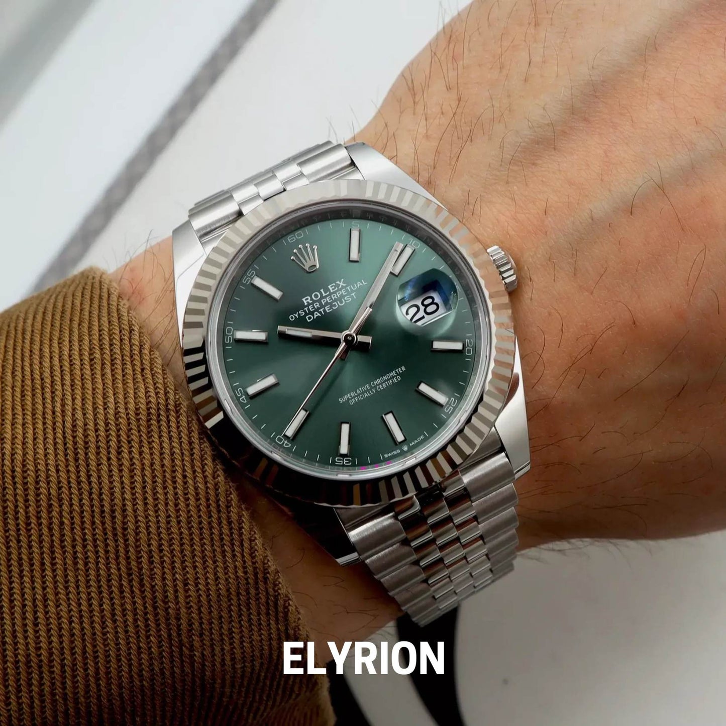 Montre homme - Datejust green dial