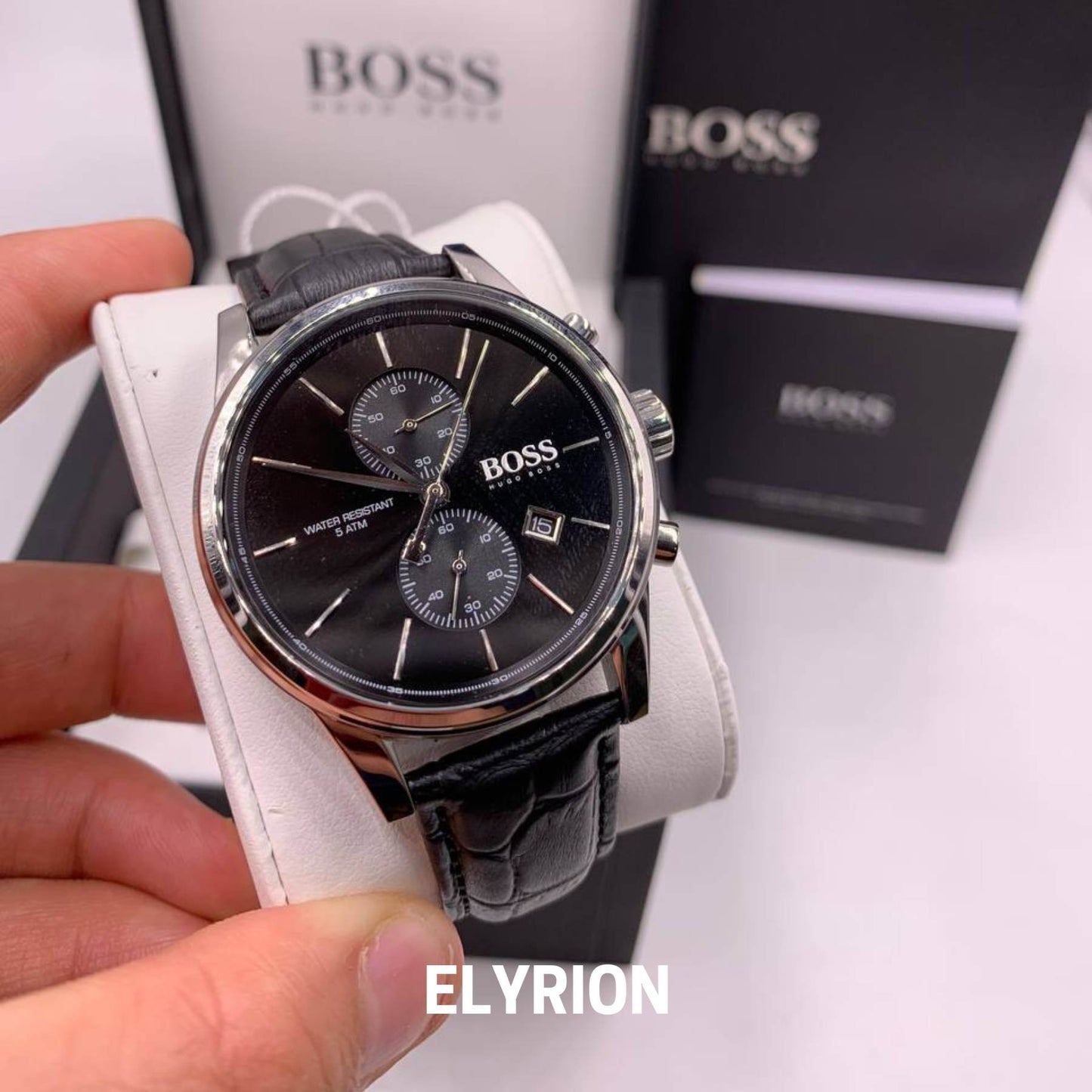 Montre Homme HB - 1513281 Jet Chronographe Noir