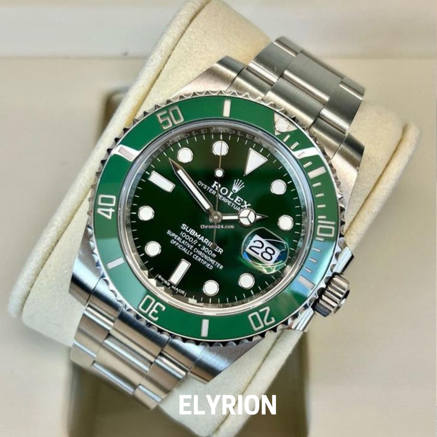 Montre Homme - Submariner Vert "Hulk"
