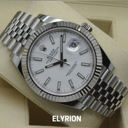 Montre Homme - Datejust 41 Blanc