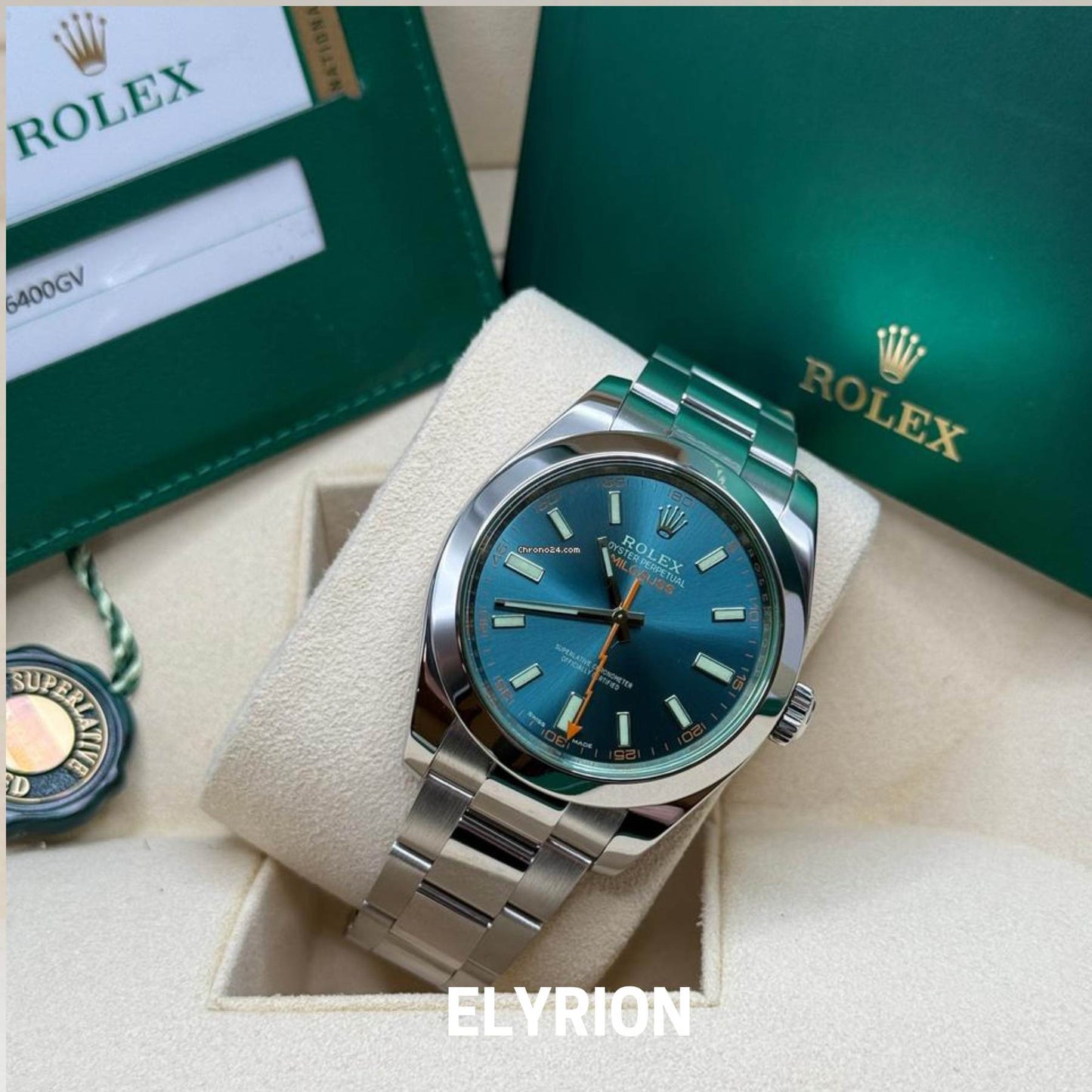 Montre Homme Milgauss - Fond Bleu 116400GV