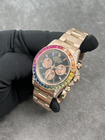 Montre  Cosmograph Daytona Rainbow Rose