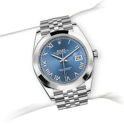Montre  Datejust Bleu