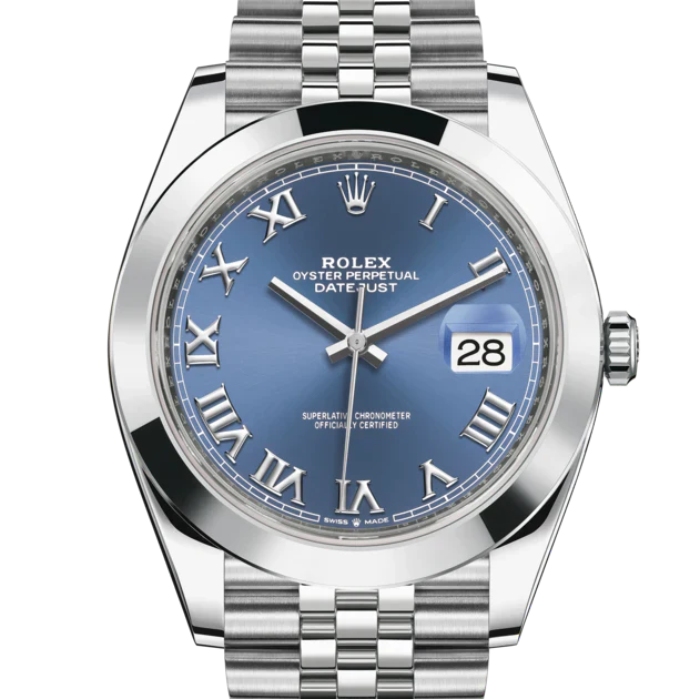 Montre  Datejust Bleu