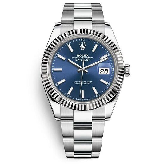 Montre Datejust Bleu
