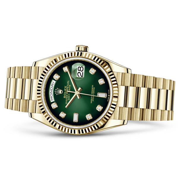 DAY DATE JAUNE/VERT
