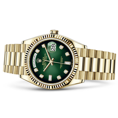 DAY DATE JAUNE/VERT