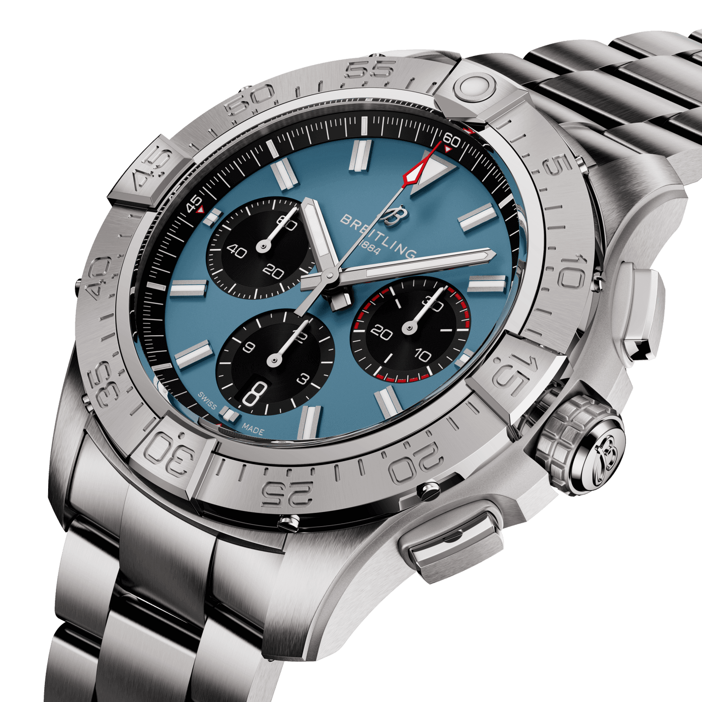 Montre Breitling Avenger B01 Chronograph automatique cadran bleu