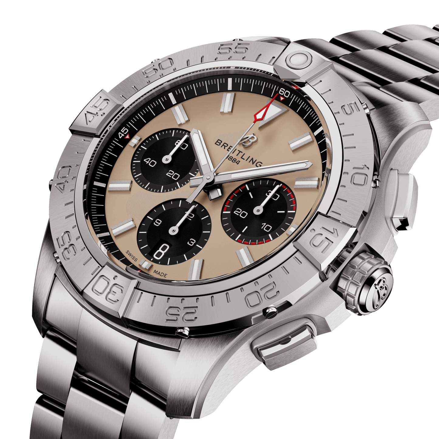 Montre Breitling Avenger B01 Chronograph automatique cadran sable