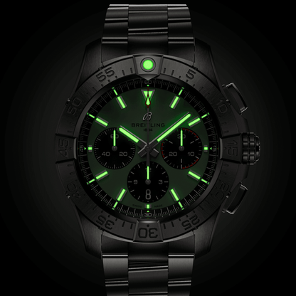 Montre Breitling Avenger B01 Chronograph automatique cadran vert
