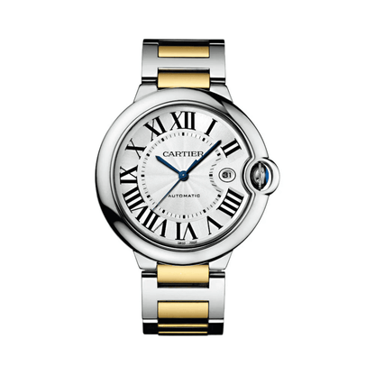 Montre Femme - Ballon Bleu Acier & Or