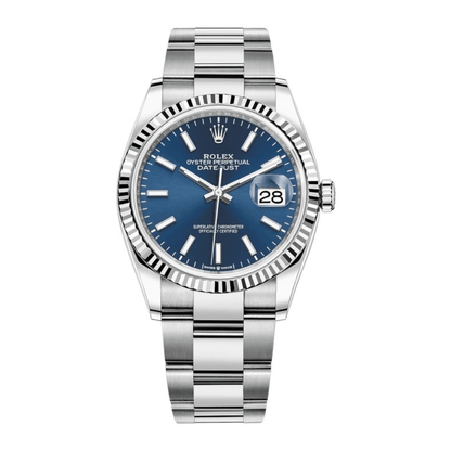 Montre homme - Date Just 41 Bleu