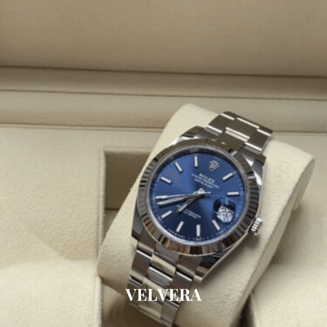 Montre homme - Date Just 41 Bleu