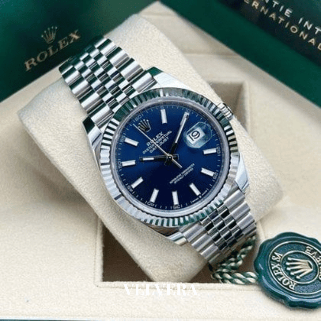 Montre homme - Date Just 41 Bleu