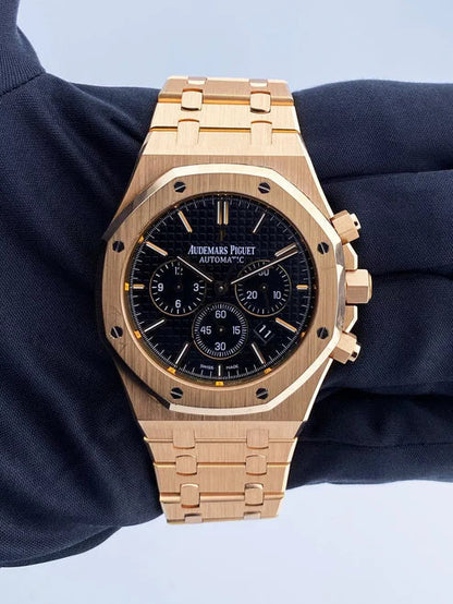 A.P ROYAL OAK CHRONOGRAPHE-JAUNE/NOIR