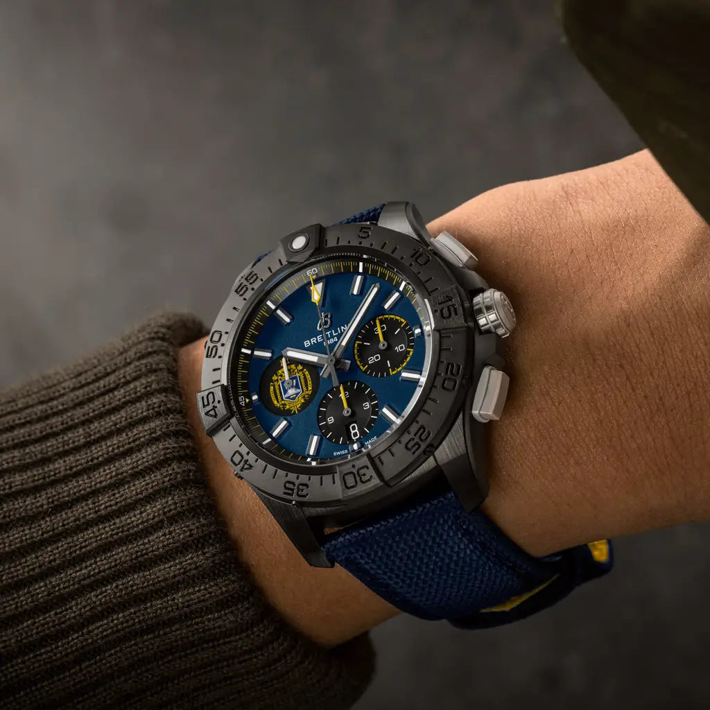 AVENGER B01 CHRONOGRAPH 44 NIGHT MISSION US NAVAL ACADEMY